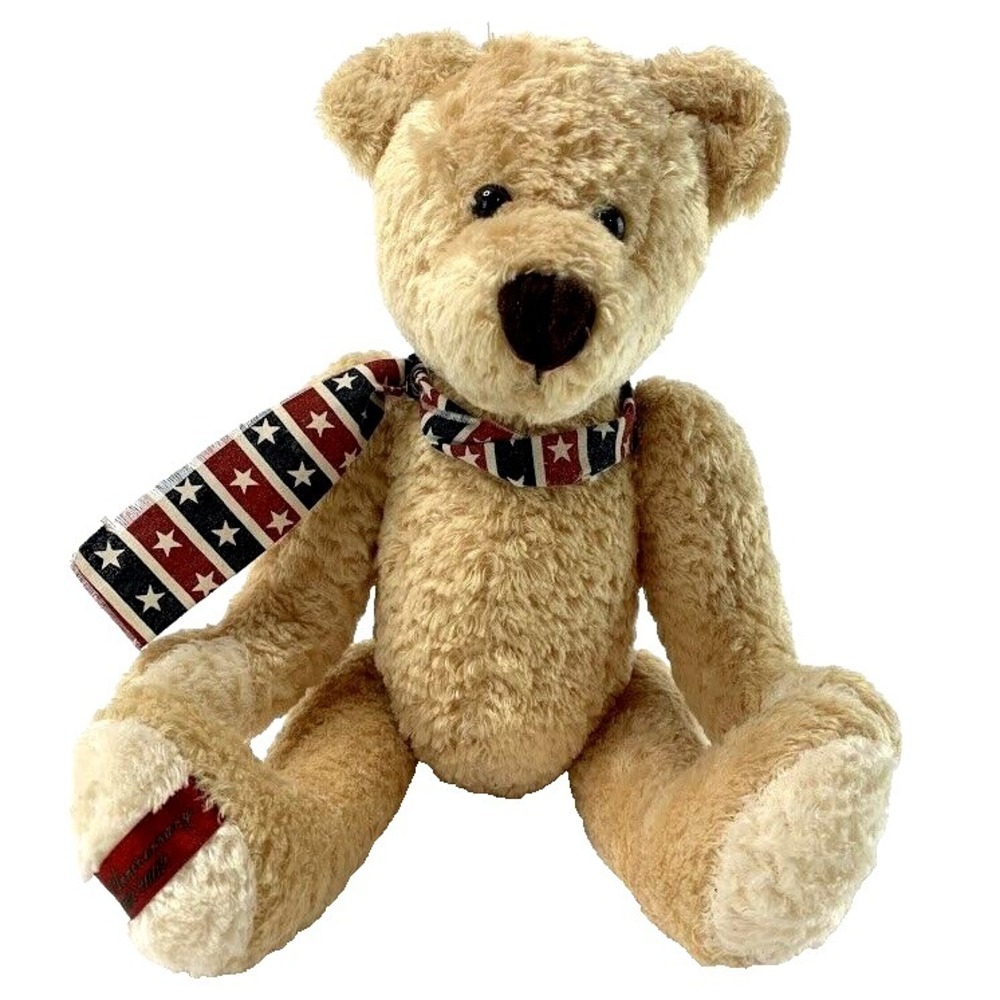 Vintage Dan Dee Beige 100 Anniversary Teddy Bear Plush Animal Stuffed Toy